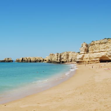 Beach in Albufeira, Algarve