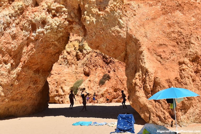 Golden cliffs of Prainha, Algarve