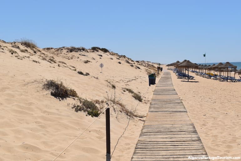 Dunes at the beach of Quinta do Lago, Algarve