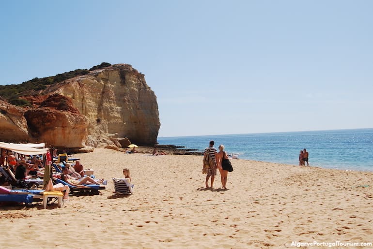 Sunshades in Praia dos Caneiros, Algarve