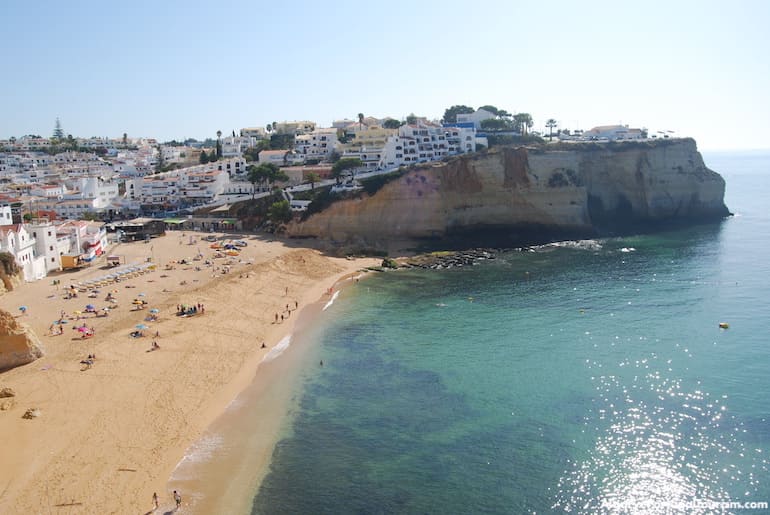 Vista sobre a Praia do Carvoeiro, Algarve
