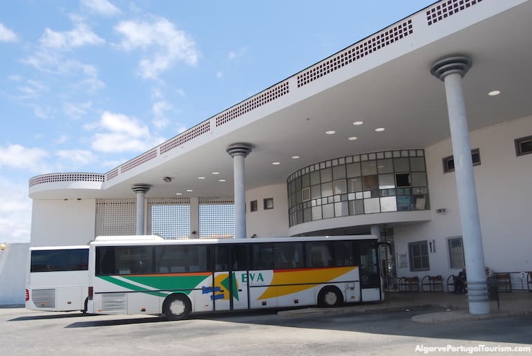 Bus at the station in Tavira, Algarve