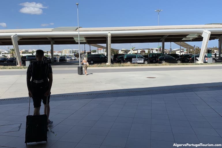 Táxis no aeroporto de Faro, Algarve