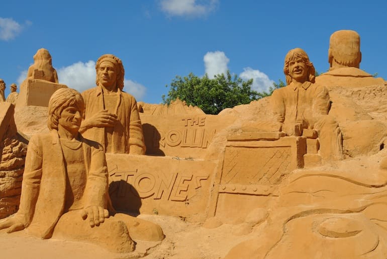 FIESA International Sand Sculpture Festival in Lagoa, Algarve