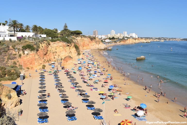 View over Praia do Alemão, Algarve