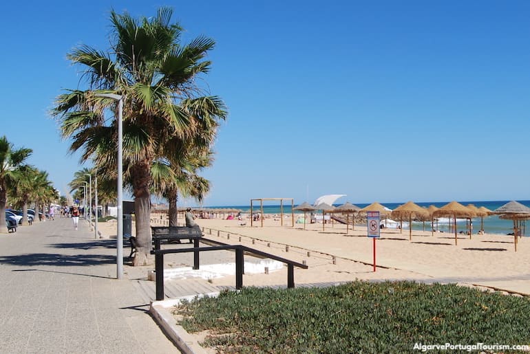 Beach in Quarteira, Algarve
