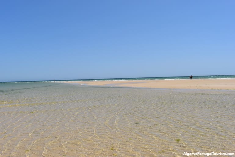 Beach in the Ria Formosa Natural Park, Portugal