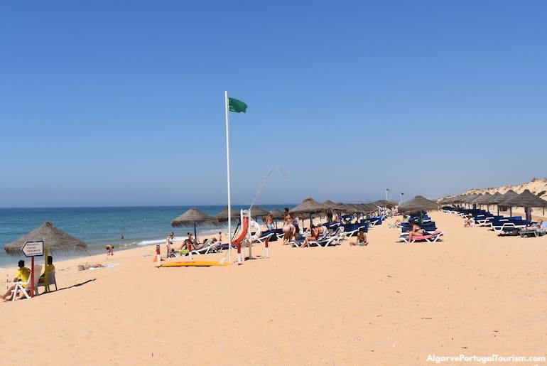 The beach of Quinta do Lago, Algarve