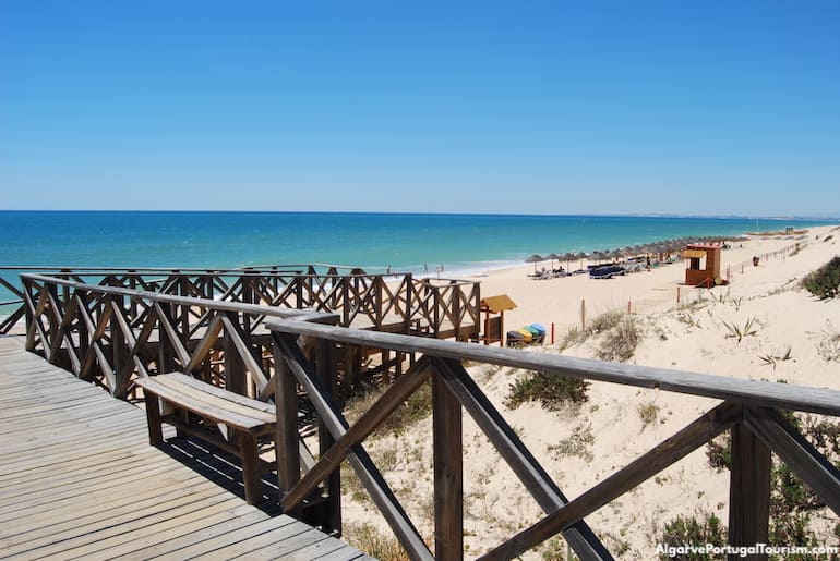 Quinta do Lago beach boardwalk, Algarve