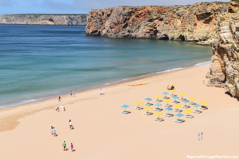 Praia em Sagres, Algarve, Portugal