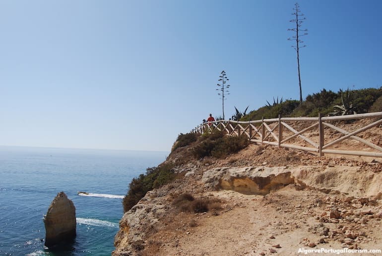 Seven Hanging Valleys trail above Carvalho Beach, Algarve
